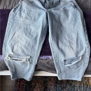 Express High Rise Women Jeans - Light Blue